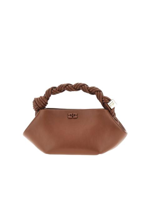 GANNI Ganni Recycled Leather Bou Mini Bag Brown
