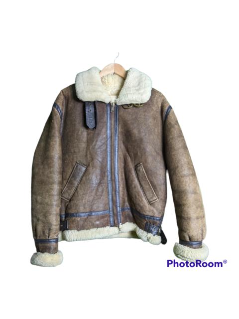 Sheepskin Coat - Vintage B 3 LEATHER JACKET SHEEPSKIN