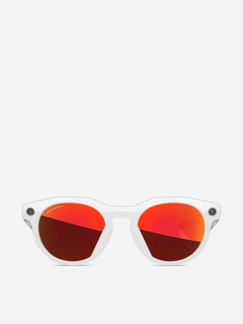 OAKLEY Meta HSTN Sunglasses Warm Grey / Prizm Ruby