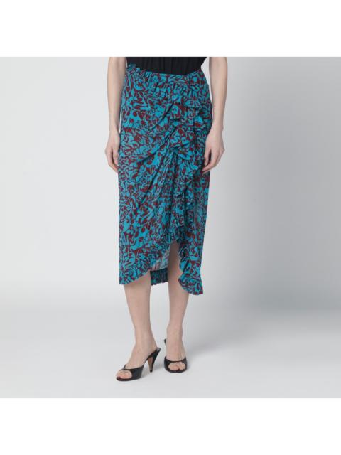 Dries Van Noten Dries Van Noten Midi Skirt With Gathered Detail Women