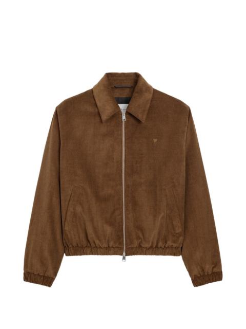 AMI Paris Ami Paris Men Velvet Cotton Blouson Jacket