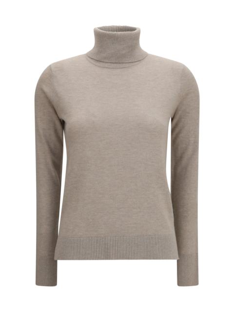 'S Max Mara 'S Maxmara Allegra Wool Turtleneck Sweater Beige