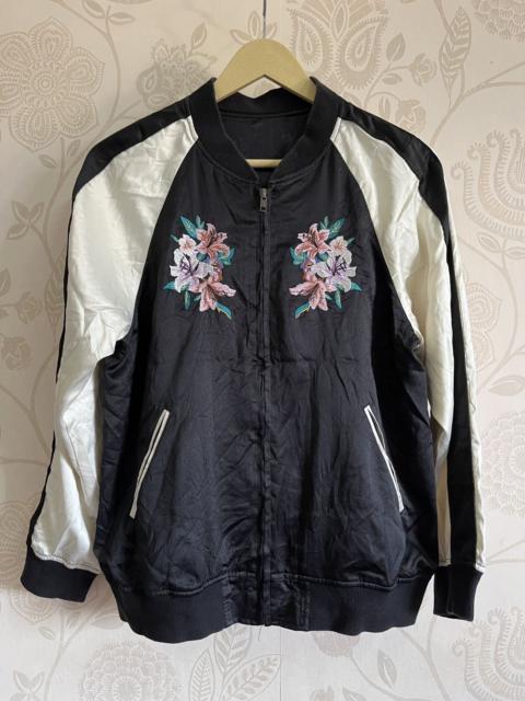 Other Designers Vintage Japan Sukajan Satin Alicia Pageboy