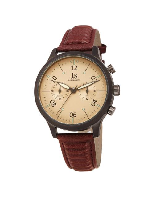 Other Designers Joshua and Sons Quartz Beige Dial Men's Watch JX146GNBR