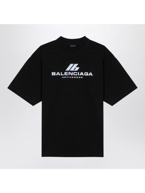Balenciaga Balenciaga Back Black Jersey T-Shirt Men