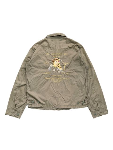 Other Designers Vtg PX Avirex Uss Saratoga CV-60 Florida Jacket 
