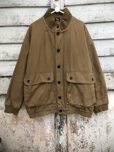 Other Designers Japanese Brand - One Answer Tokyo Duck Canvas Sherpa Deck Jacket