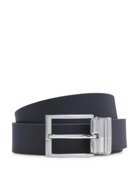 BOSS REVERSIBLE BELT IN ITALIAN LEATHER