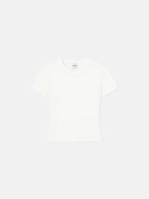 Nanushka Cropped Ribbed Cotton-Jersey T-Shirt