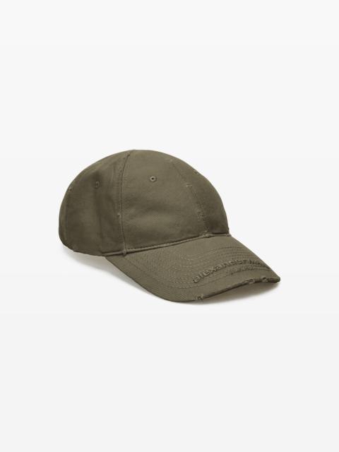 Alexander Wang Green Logo Baseball Cap