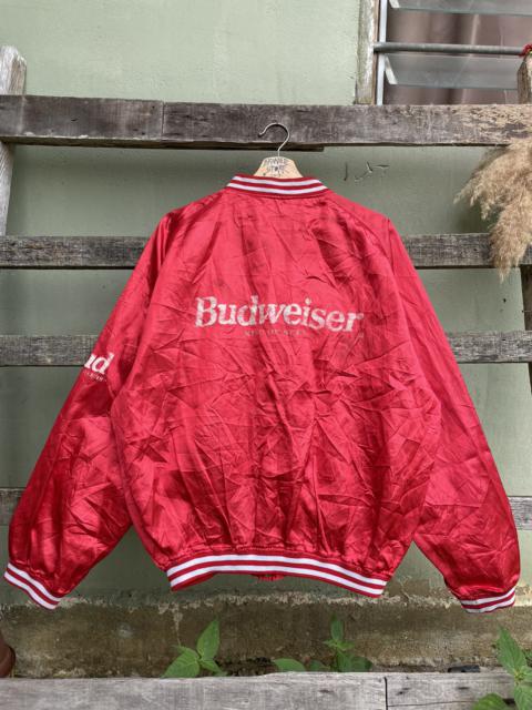 Other Designers Vintage - RARE Vintage Budweiser Varsity Windbreker Spell Out 90s