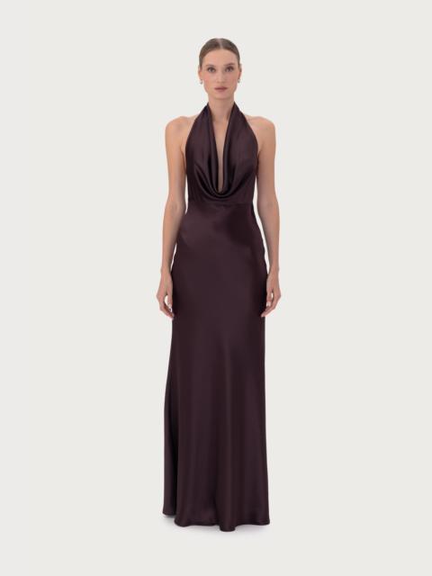 SAU LEE PEARL SATIN GOWN