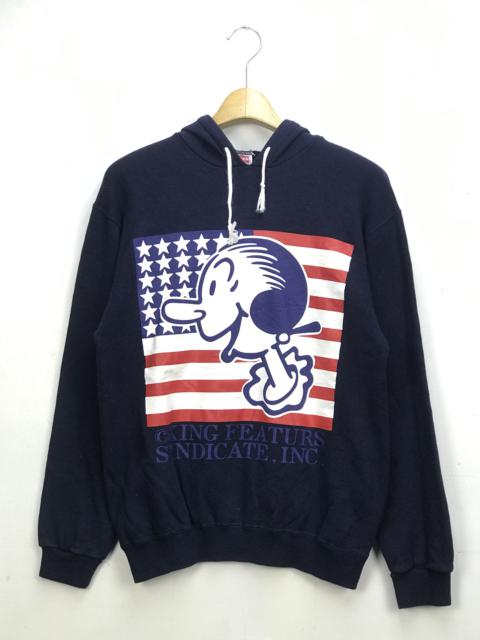 Other Designers Vintage - VINTAGE POPEYE OLIVE KING FEATURES SYNDICATE HOODIE