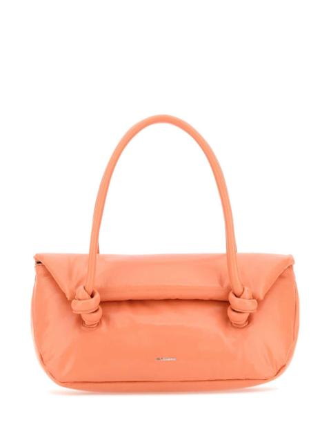 Jil Sander Jil Sander Women Peach Leather Small Knot Handle Handbag