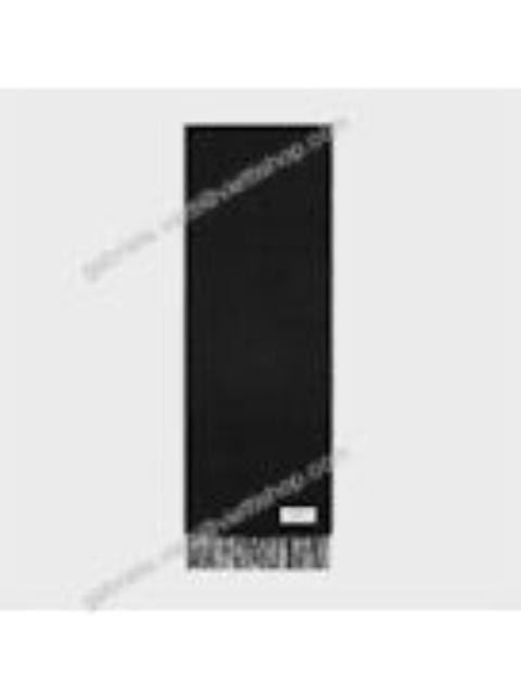 CELINE Celine Cashmere Scarf Black Men
