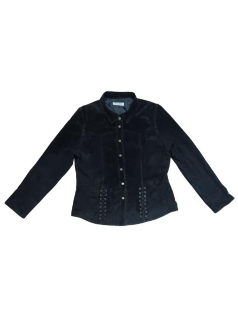 Other Designers Genuine Leather - VIVIEN SPORTS ROCK STYLE SUEDE LEATHER JACKET