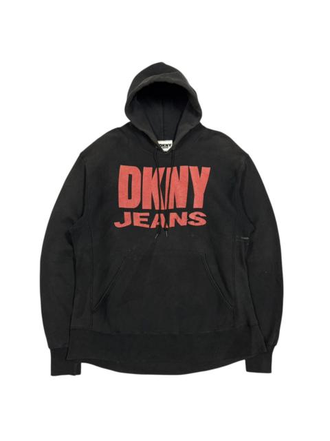 Vtg🔥90’s DKNY Jeans Reverse Weave Sunfaded Pullover Hoodies
