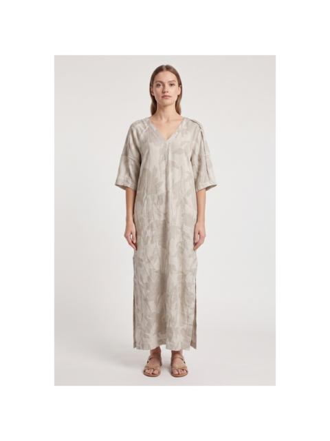 Brunello Cucinelli Brunello Cucinelli Natural Linen Relaxed Dress