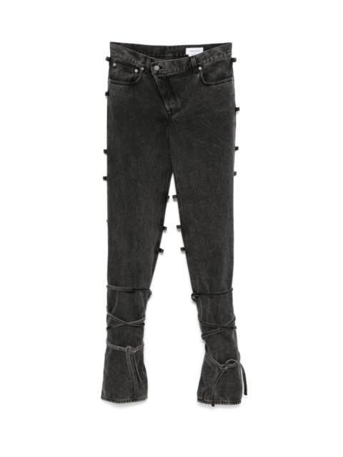 Alexander McQueen TIED JEANS