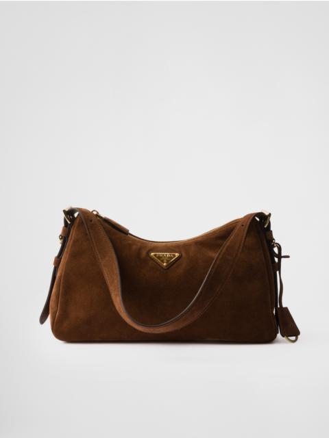 Prada Prada Aimée medium suede shoulder bag