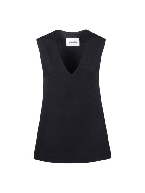 Jil Sander V NECK TOP