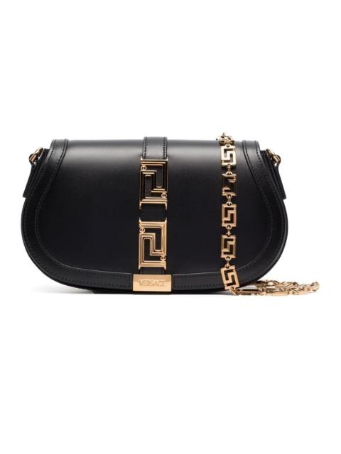 VERSACE Versace Greca Foldover Crossbody Bag