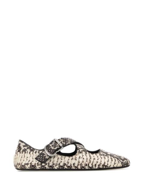 Alaïa Alaia Women Printed Leather Ballerinas
