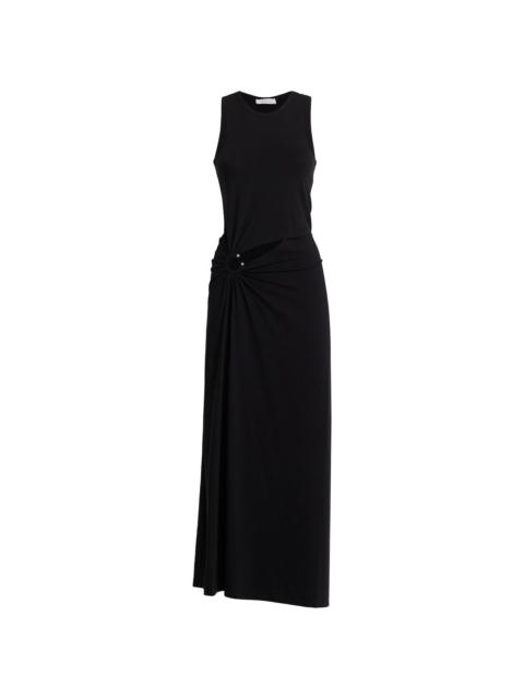 rabanne RABANNE Black Jersey long dress New And Authentic (Women's s