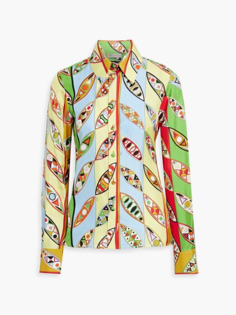 PUCCI Printed silk-twill shirt