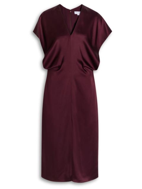 Stella McCartney Stella Mccartney Draped Satin-crepe Midi Dress
