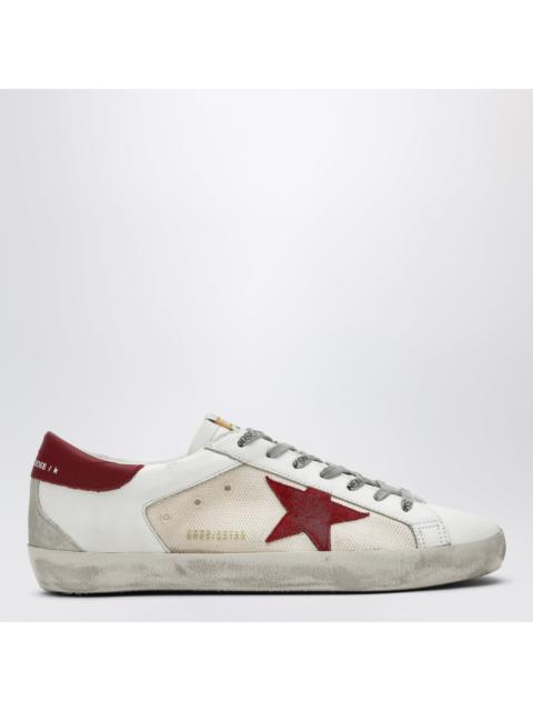 Golden Goose Golden Goose Golden Goose Super-Star Sneakers In Beige/White/Red Men