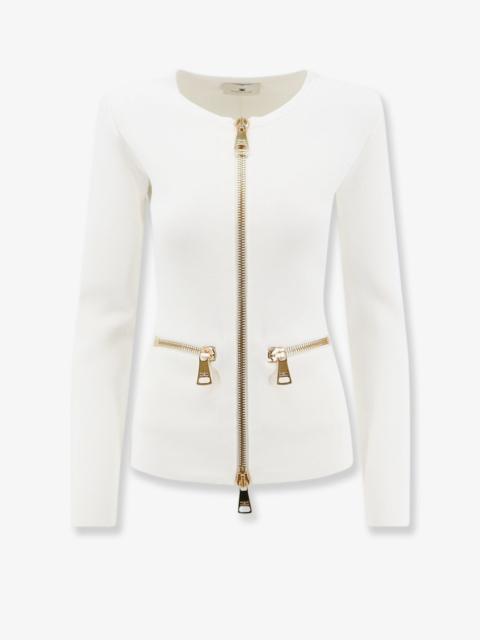 ELISABETTA FRANCHI Elisabetta Franchi Knitted Blazer With Zip