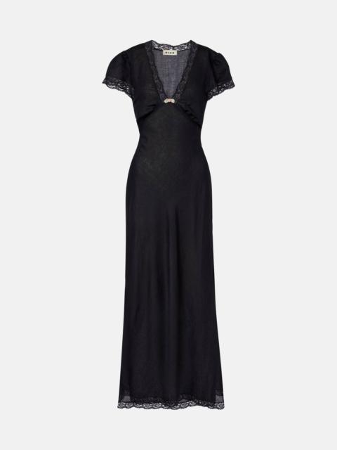 RIXO Clarice lace-trimmed midi dress