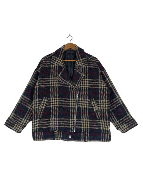 Other Designers Japanese Brand - ✨Nice design Loaf wool tartan biker style jacket