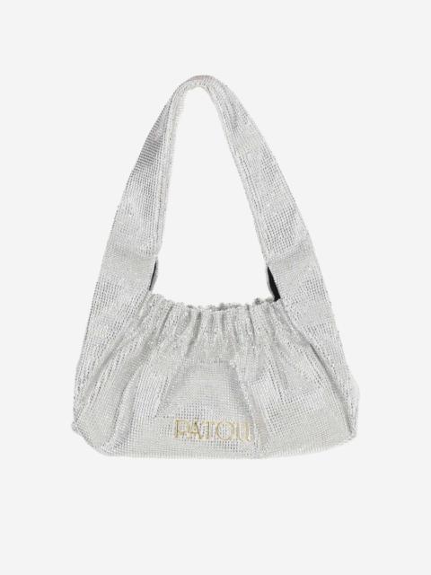 PATOU Patou Le Biscuit Satin And Rhinestone Bag