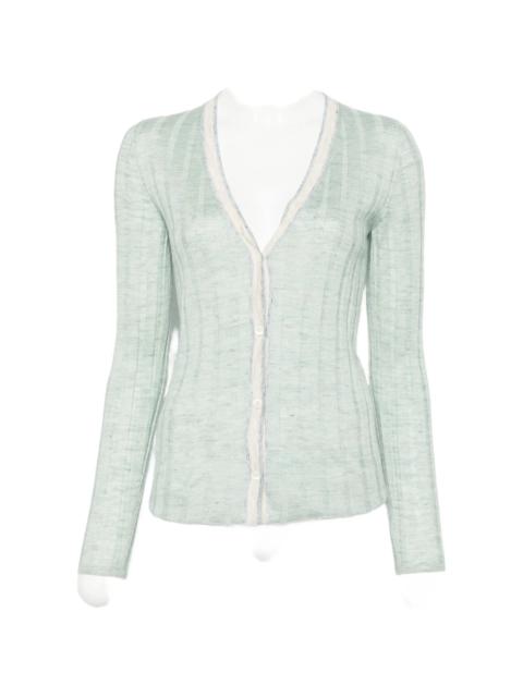 Prada Prada Ribbed Cardigan