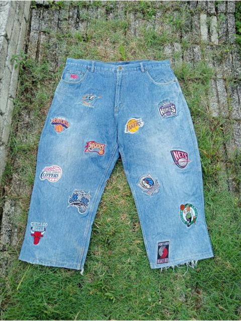Other Designers 🔥BAGGY🔥Vintage Unk NBA Embroidery All Team Big Size Jeans