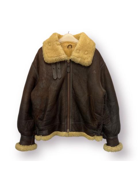 🔥 U.S Army PÕTTAR Type B-3 leather sheepskin jacket