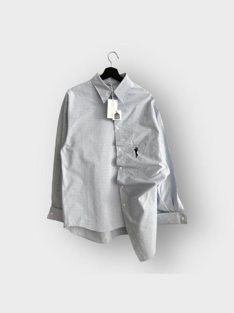Other Designers Archival Clothing - RARE FW23 Doublet Runway Half Loose Stripe Shirt