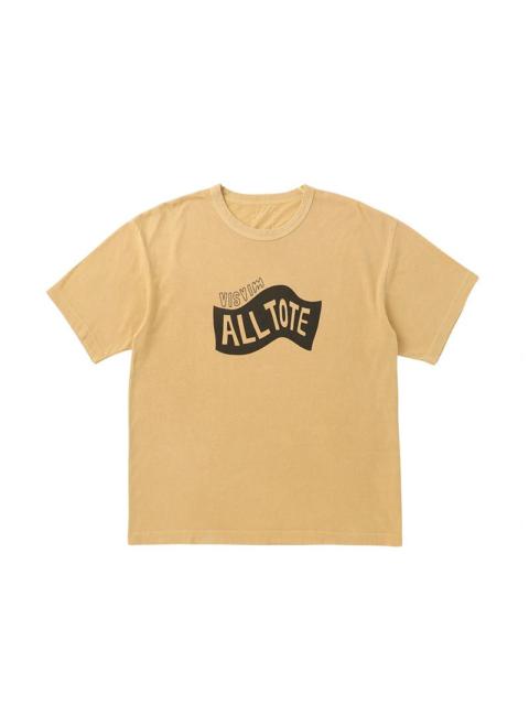 visvim JUMBO TEE S/S DMGD YELLOW