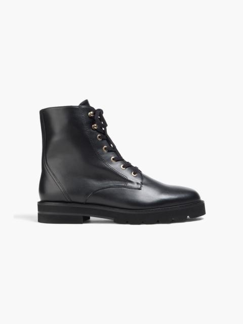 Stuart Weitzman Mila leather combat boots