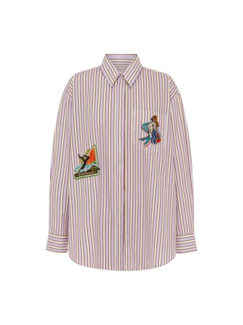 ALÉMAIS Lucky Pace Embellished Shirt