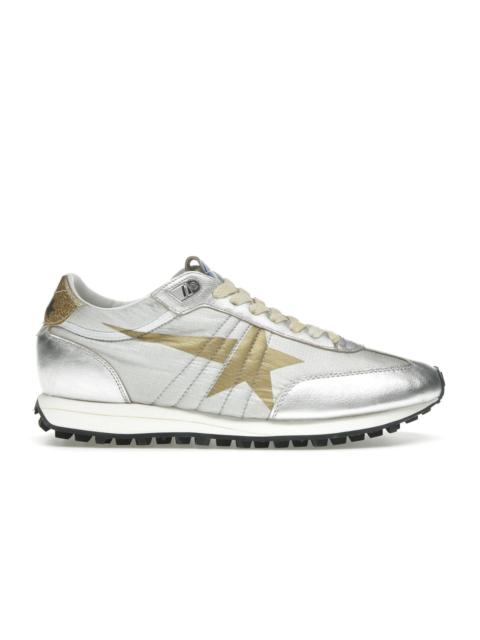 Golden Goose Golden Goose Marathon Silver Gold Star (Women's)