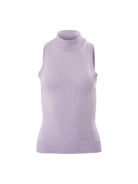 CAROLINA HERRERA Sleeveless Turtle Neck Knit Top