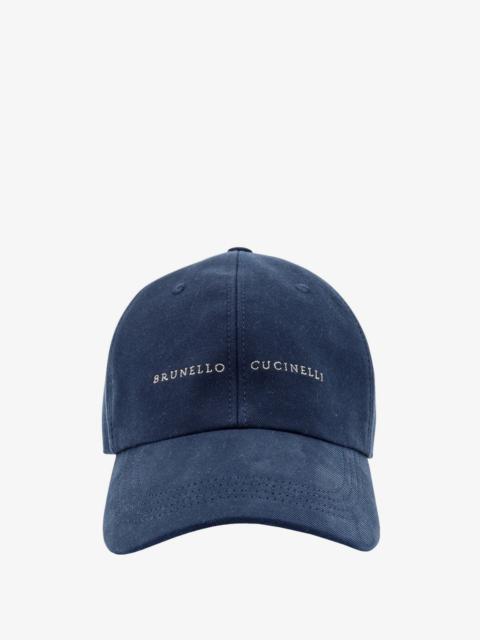 Brunello Cucinelli Man Hat Man Blue Hats