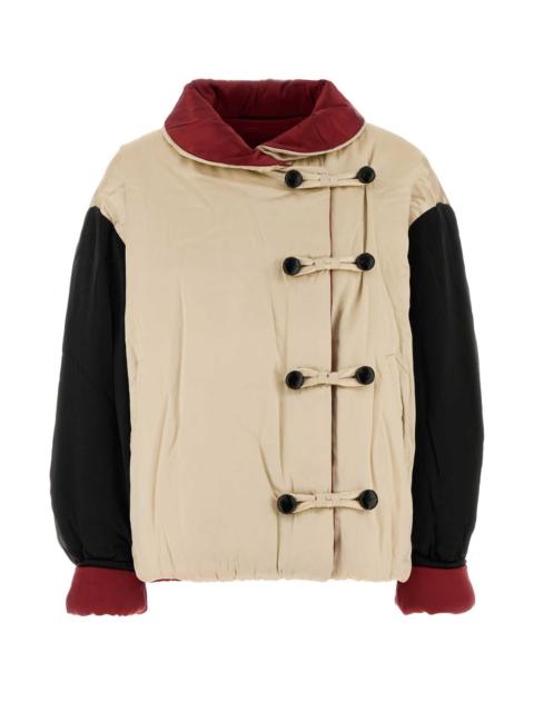 Isabel Marant Isabel Marant Women Multicolor Silk Bleza Reversible Padded Jacket