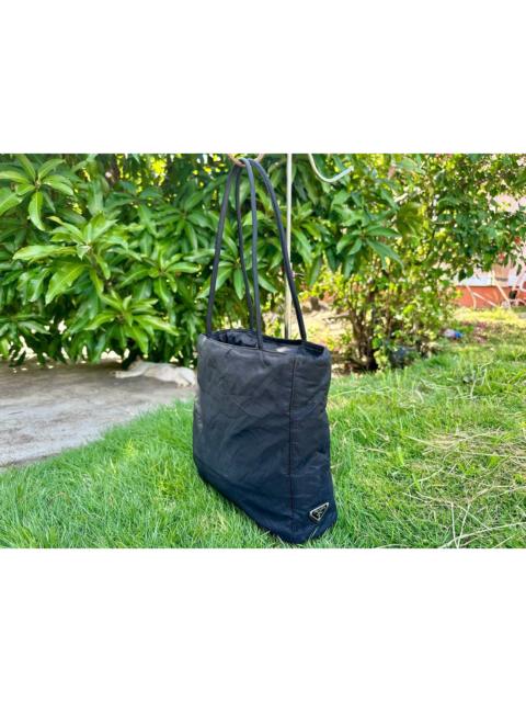 Prada Authentic Prada Tessuto Nylon Nero Tote Bag