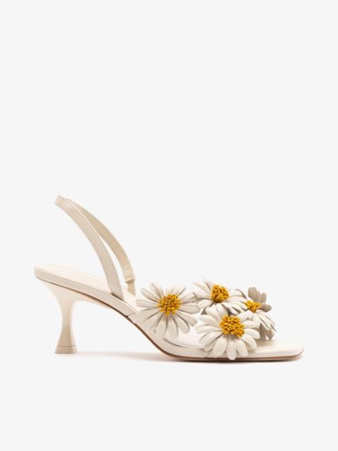 Larroudé Fiore Sandal Ivory Leather