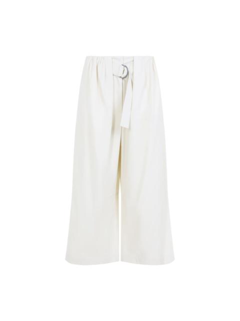 Loewe Loewe Cropped Belted Trousers Women