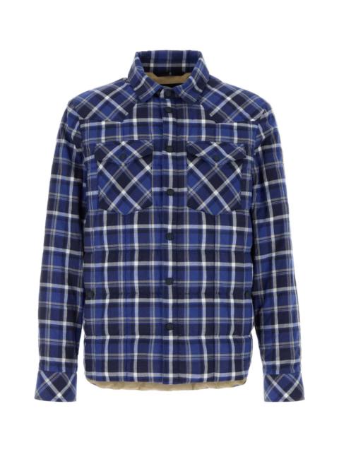 Moncler Grenoble Moncler Grenoble Men Embroidered Stretch Cotton Shirt